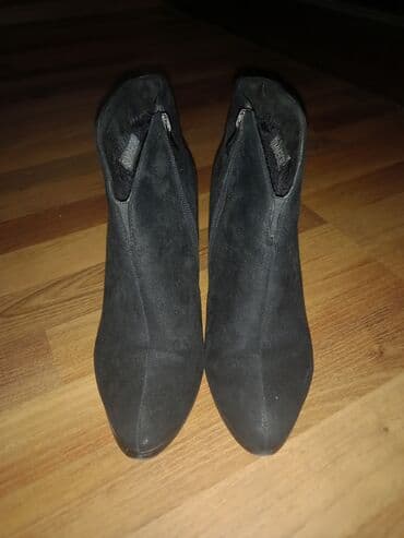 mövsümi uşaq botinkaları: Ölçü: 38, rəng - Qara, İşlənmiş — 1