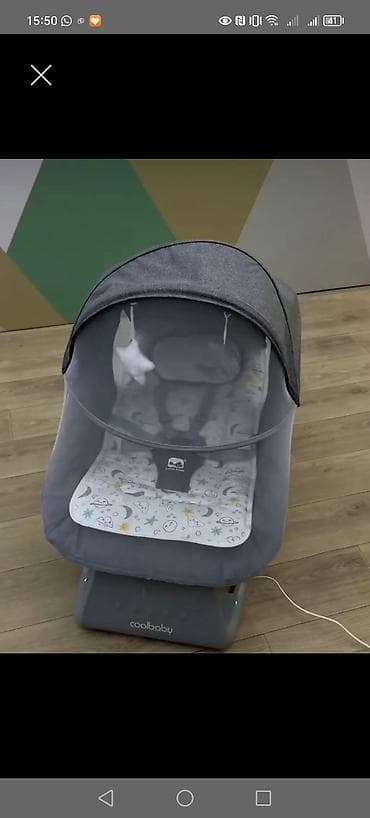 paltar asma: Oğlan və qız üçün, Dördbucaq, Beşik, Matras ilə, Yellənmə mexanizm ilə — 1