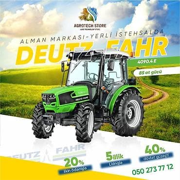 Alman Traktoru (Deutz Fahr) traktorlarının və aqreqatlarının lizinqlə at lalafo.az Alman Traktoru (Deutz Fahr) traktorlarının və aqreqatlarının lizinqlə