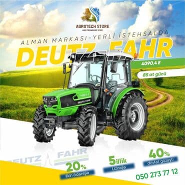 karatas traktor: Alman Traktoru (Deutz Fahr) traktorlarının və aqreqatlarının lizinqlə — 1