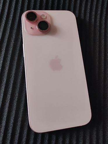 iphone wp: IPhone 15, 128 GB, Rose Gold, Zəmanət, Simsiz şarj, Face ID — 1