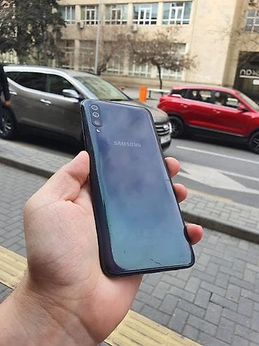 samsun s 20: Samsung Galaxy A70, 128 GB, rəng - Qara, Zəmanət, Sensor, İki sim kartlı — 1
