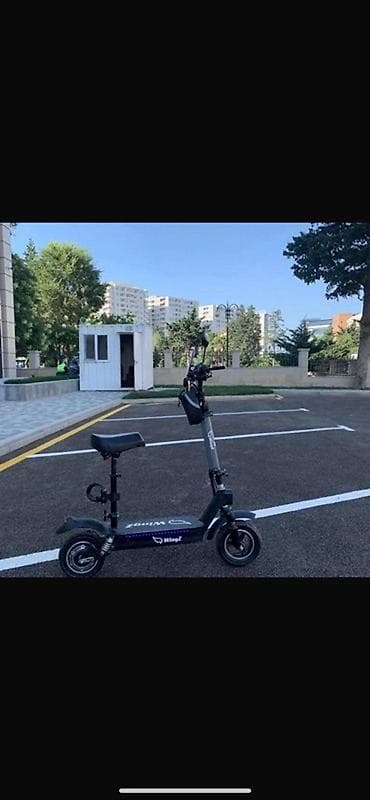 електро самокат: WingZ elektrik skuteri - Qatlanan şəhər skuteri, oturacaqlı model - — 2