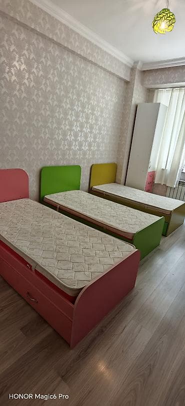 masa mebel: Oğlan və qız üçün, 2 təknəfərlik çarpayı — 6