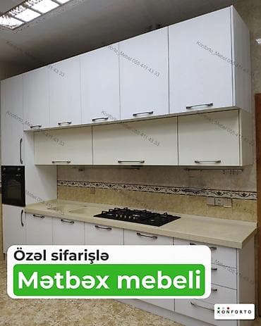 sobalar: Özəl sifarişlə istehsal olunan mətbəx mebeli - Layihələndirmə: Fasad — 1