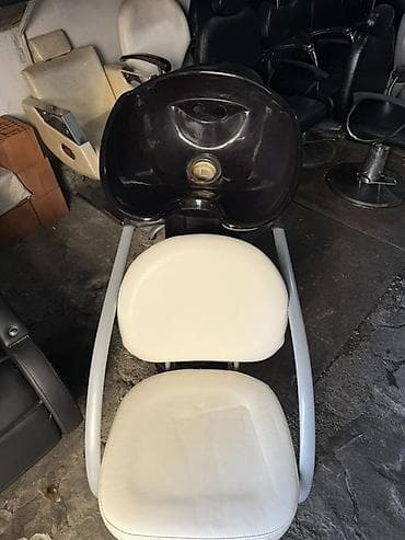 Salon üçün saç yuma bölməsi - İnteqrə olunmuş lavaboya sahib yuma