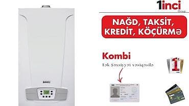 BAXI divar tipli kombi - İstilik və isti su üçün iki konturlu qaz