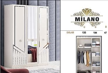 tek adamliq carpayi: Milano üçqapılı dolab — 1