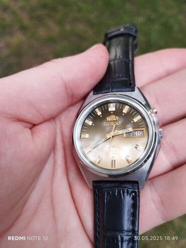 купить часы orient: Б/у, Наручные часы, Orient, цвет - Золотой — 1