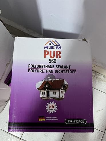 Qapılar və aksessuarlar: R.E.M PUR 566 poliuretan mastika + dam üçün vintlər + öz-özünə — 1