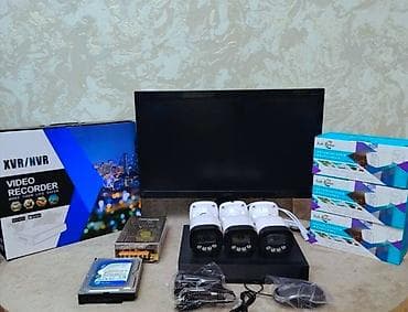 Elektronika: Monitor DVR 4 çıxışlidir Təzədir Telefondan izləmə 3 ədəd color Full — 3