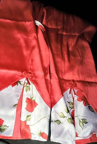 Женская одежда: Yeni, Türkiyyə istehsalı, ipək penüar pijama, ətəkləri trapes, ölçü — 4