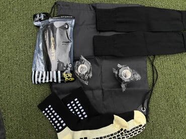 Беговые дорожки: 5-li futbol dəsti ⚽️ Dizlik, qoruyucu, idman bandajı, corab — 2