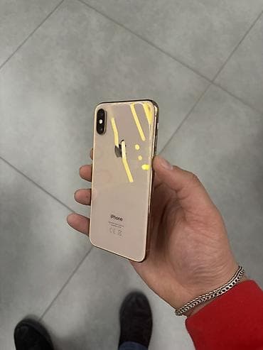 iphone 12 sekilleri: IPhone Xs, 256 GB, Qızılı, Face ID — 3