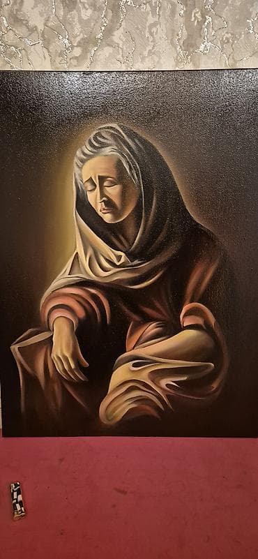 “Müqəddəs kimsəsizlik” – Orijinal yağlı boya əsəri Müəllif: Fuad