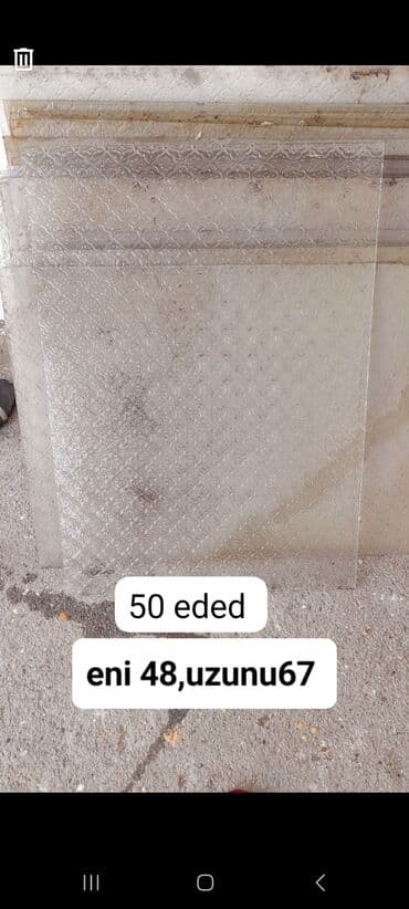 temperli şüşə qiyməti: Şüşə lövhələr – dekorativ naxışlı (reliefli) şəffaf şüşə panellər - — 1