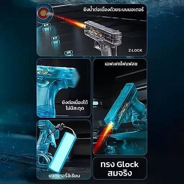 Oyuncaq silahlar: Trendy Toys Electric Water Gun – elektrikli su tapançası - Yaş qrupu — 3