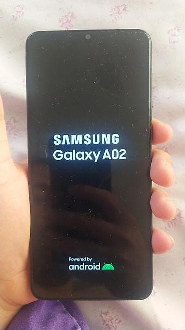 Samsung Galaxy A02, rəng - Qara, İki sim kartlı