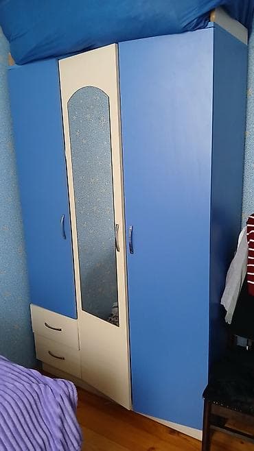 Oğlan və qız üçün, 3 qapılı, Açılan, Düz dolab
