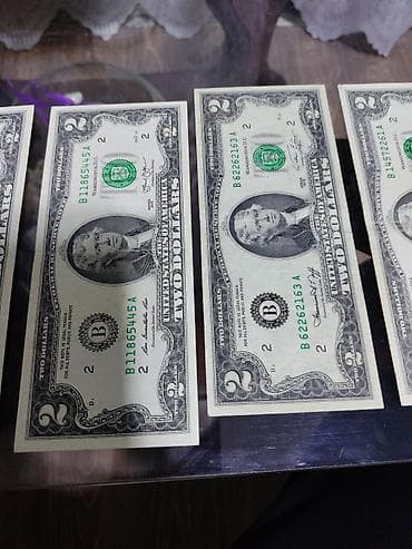 ABŞ 2 dollar banknotları – kolleksiya üçün Təqdim olunur: - ABŞ