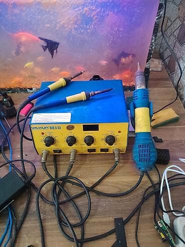 enzo fen: Yaxun 883D SMD Rework Station - 3‑ü 1‑də stansiya: isti hava fenı — 2