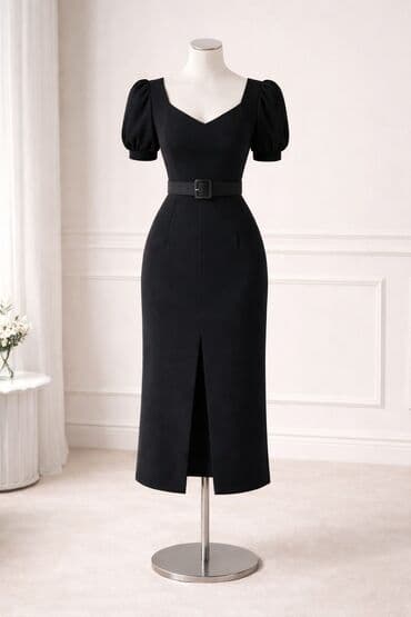 Qadın şalvarları: Qara klassik midi don Cəmi 1 dəfə yoya geyinilib təzədir — 1