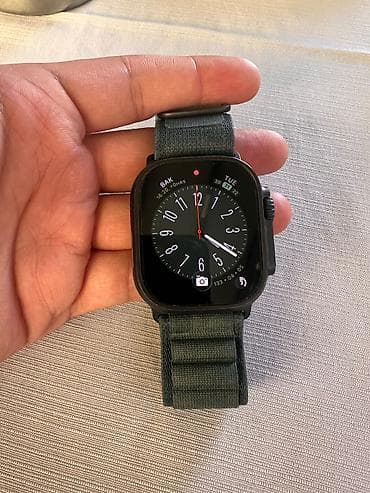 Apple watch ultra 2 black. hec bir problem yoxdur, cizigsiz ideal lalafo.az -da Apple watch ultra 2 black. hec bir problem yoxdur, cizigsiz ideal