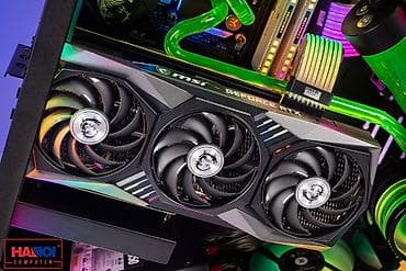 komputerlər stolustu: Videokart MSI GeForce RTX 3070, 8 GB, İşlənmiş — 1