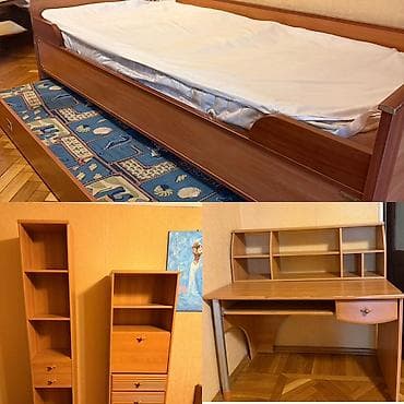 tek stol: Uşaq/yeniyetmə/qonaq otaqi/ ve ya sadece tek neferlik otağ üçün mebel — 1