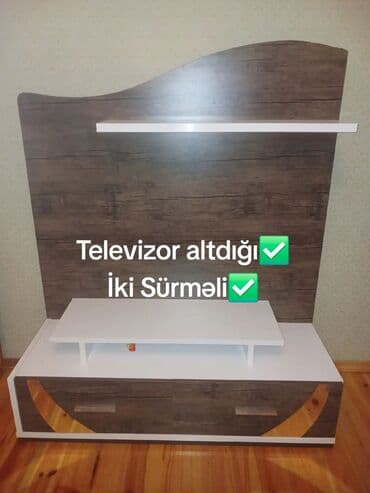 Məişət kimyəvi maddələri: Düz TV altlığı, Polkalı, Laminat — 1