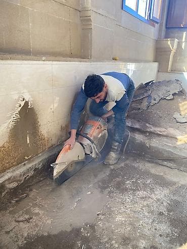 Beton kəsimi və deşmə xidməti - Armaturlu beton, monolit, blok və daş