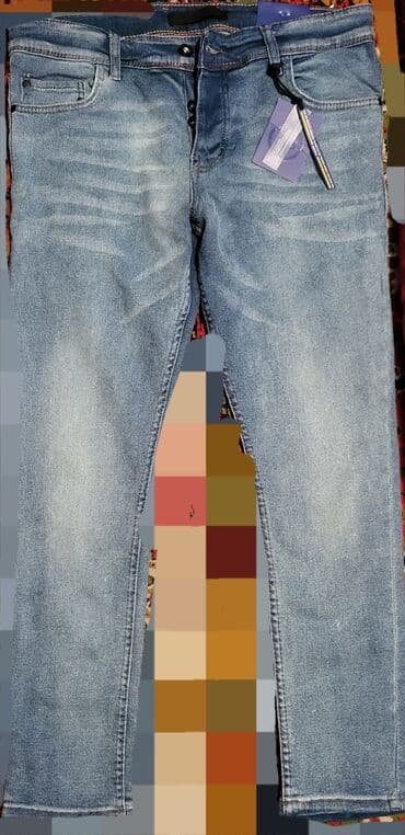 cüzdanlar: Cins şalvar, Bershka, XL — 5