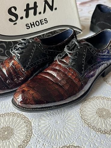 Мужская обувь: Kişi klassik ayaqqabısı – S.H.N. Shoes cəmi 2 dəfə geyinilib. - — 3