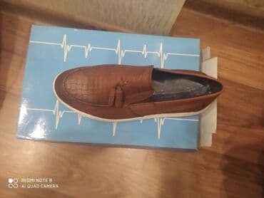 şnurlu kişi mokasinləri: Türk malı deri ayakkabı Deri land firma — 2