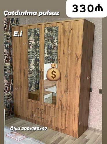 Yeni, Açılan, Düz dolab, Qarderob, paltar dolabı
