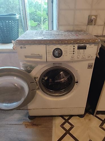 Paltaryuyan maşın LG, 6 kq, Avtomat, Qurutmasız, Kredit yoxdur