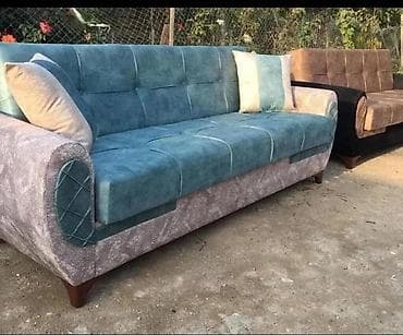 divan yuma: Di̇van-kravat, Açılan, Vеlur parça — 2