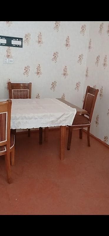 ucuz ev eşyaları: Qonaq otağı üçün, Oval masa, 6 stul — 2