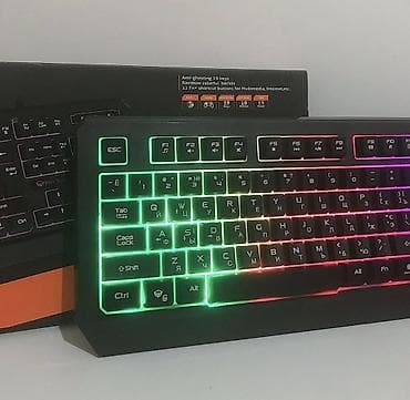 mini pc computer: MeeTion oyun klaviaturası - RGB “rainbow” arxa işıqlanma: çoxrəngli — 1