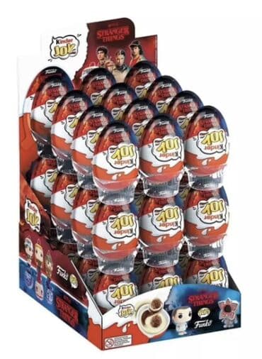 İçkilər: Diqqətlə oxuyun! Kinder Joy – Funko x Stranger Things yumurtaları — 1