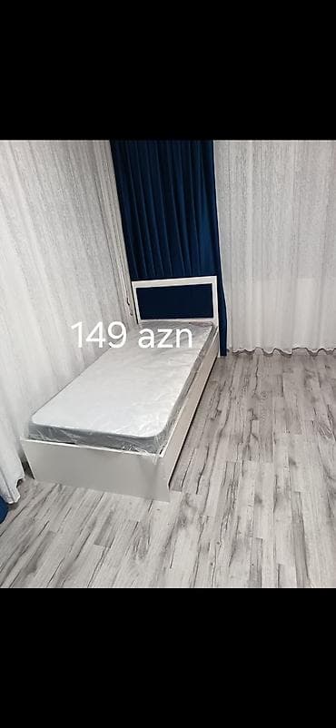 uşaq doşəyi: Tək nəfərlik çarpayı – 149 AZN - Ölçü: standart tək nəfərlik (təxmini — 1