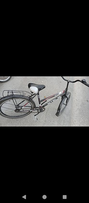 volta vsx: Stels 200 şəhər velosipedi tezeden secilmir - Rəng: qara-ağ-qırmızı - — 1