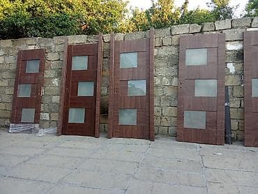 Müasir dizaynlı daxili qapılar - Material: taxta əsaslı panel