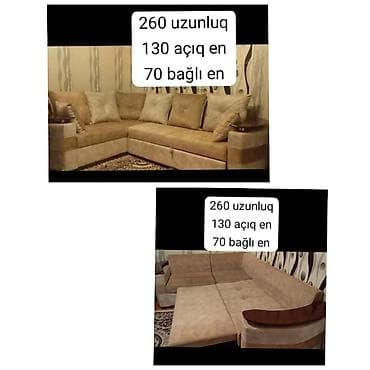 ikinci əl künc divan: Kunc divan ela veziyyetdedir Qiymet 350 man SON Unvan;Qaraçuxur 0574 — 1