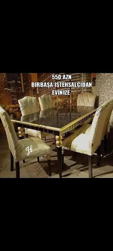 Masa və oturacaqlar