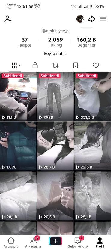 Əməkdaş axtarışı (vakansiyalar): Məhsul: TikTok hesabı satlər 25 m reyak alıcıya edrim oljax — 4