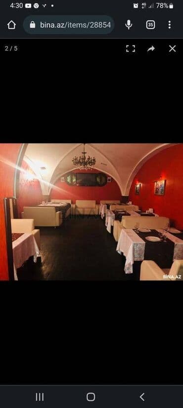 nefis döner masazir: Azadliq metrosuna yaxin yerləşən pab, ümumi sahəsi 200 kv,m olan, ayi — 16