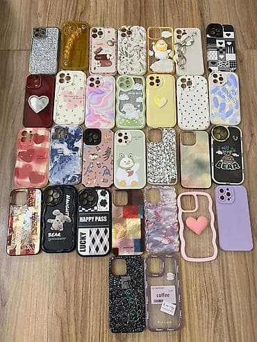 IPhone üçün dekorativ qoruyucu telefon qabları dəsti - Model: iPhone