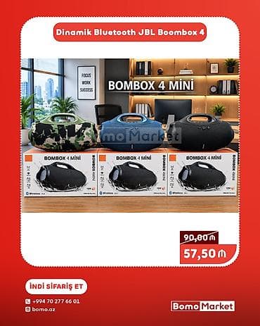 Yeni JBL Kolonka, Növ - Portativ, rəng - Qara