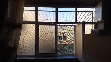 PVC plastik pəncərə-balkon qapısı dəsti Uzunluğu 2.35 hündürlüyü 1.50